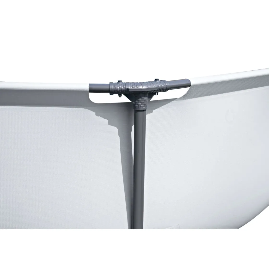 Frame-Pool-Set Steel Pro MAX mit Filterpumpe Durchmesser 305 x 76 cm lichtgrau ^ Bestway Hot