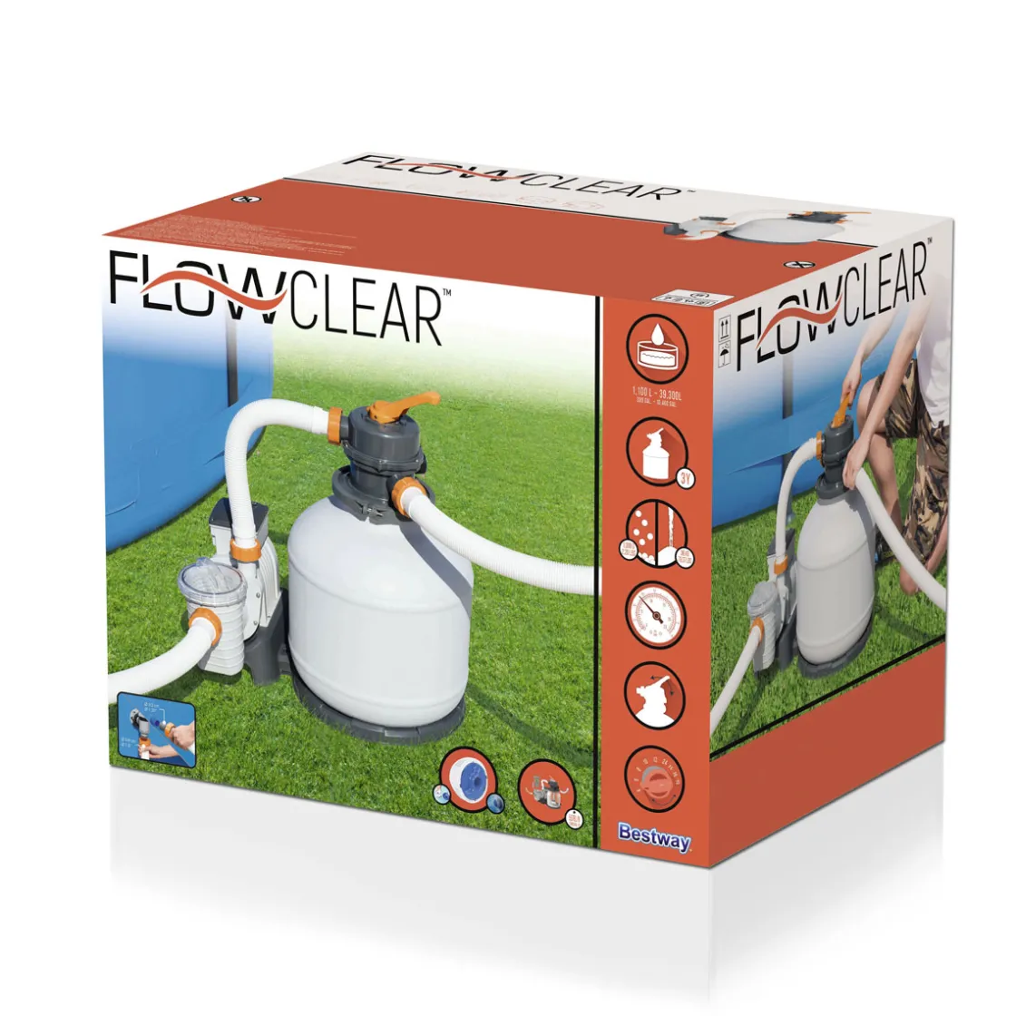 Sandfilteranlage Flowclear ^ Bestway Discount