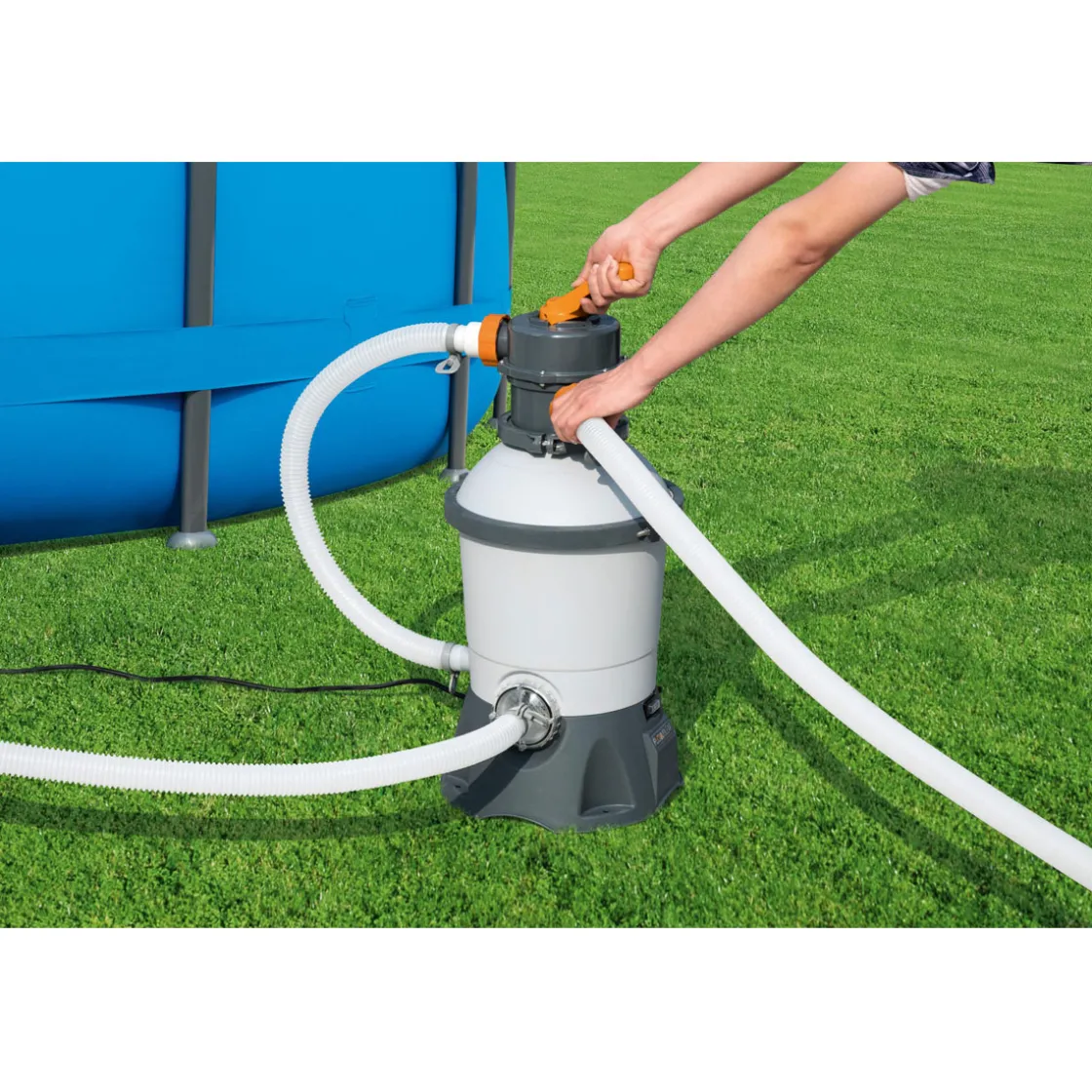Sandfilteranlage für Pools bis 457 cm 3028 l/h ^ Bestway Outlet