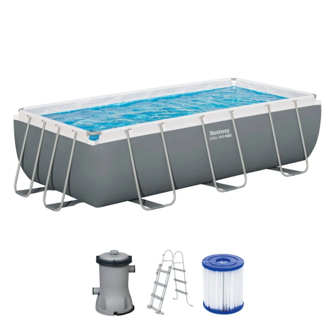 Steel Pro Max Frame Pool Set404x201x100cm ^ Bestway