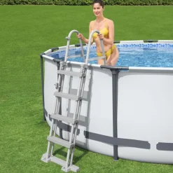 Steel Pro Max Frame-Pool-Set366x122cm Dm. 3,66x1,22m ^ Bestway Clearance