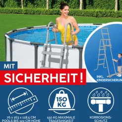 Steel Pro Max Frame-Pool-Set366x122cm Dm. 3,66x1,22m ^ Bestway Clearance