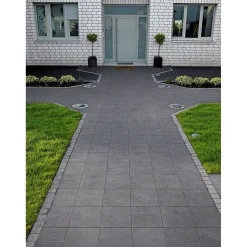Beton Gehwegplatte grau x4 cmmit Fase ^ Hot