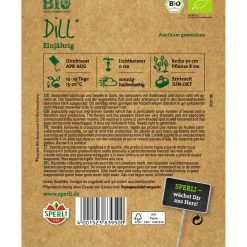 Bio-Kräuter Dill 100 cm ^ Hot