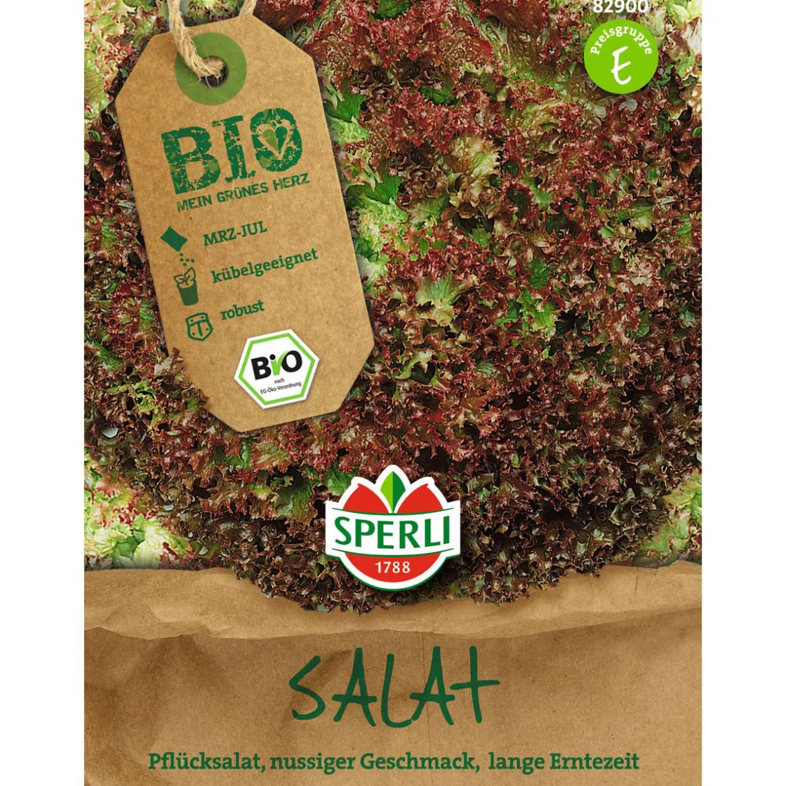 Bio-Pflücksalat rot ^ Sale