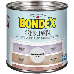 Kreidefarbe Wohnliches grau 500 ml ^ Bondex Clearance
