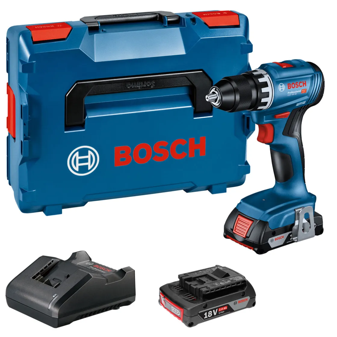 Akku-Bohrschrauber GSR 18 V-45 Professional in L-BOXX 136 ^ Bosch New