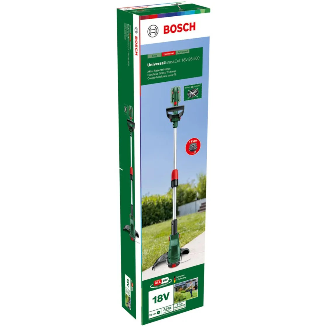 Akku-Rasentrimmer UniversalGrassCut 18V-26-500 solo ^ Bosch Clearance
