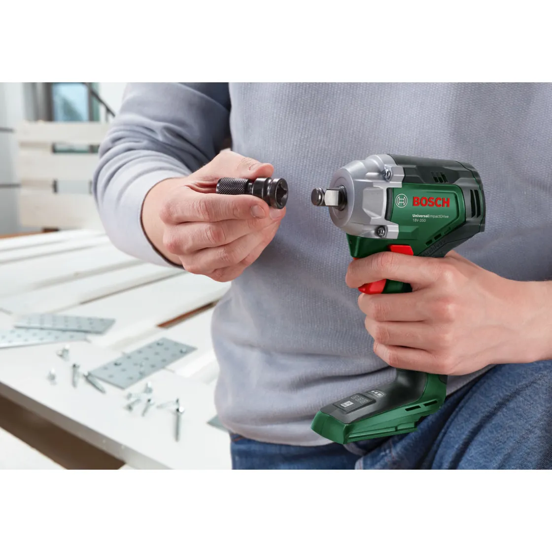 Akku- Schlagbohrmaschine Universal Impact Drive 18V- 350 solo ^ Bosch Discount