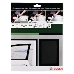 DIY Handschleif-Set 230 x 280 mm 2xK240K400K600 4- teilig schwarz ^ Bosch Best