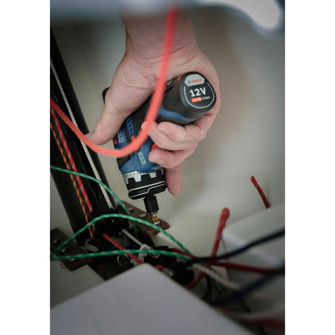 Akku-Bohrschrauber-Set GSR 12V-15 FC ^ Bosch Professional Hot