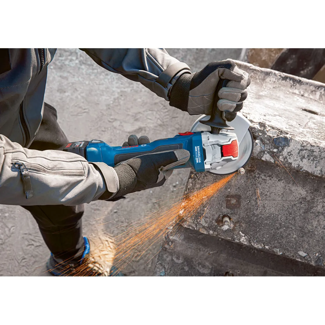 Akku-Winkelschleifer GWX 18V-7 X-LOCK ^ Bosch Professional
