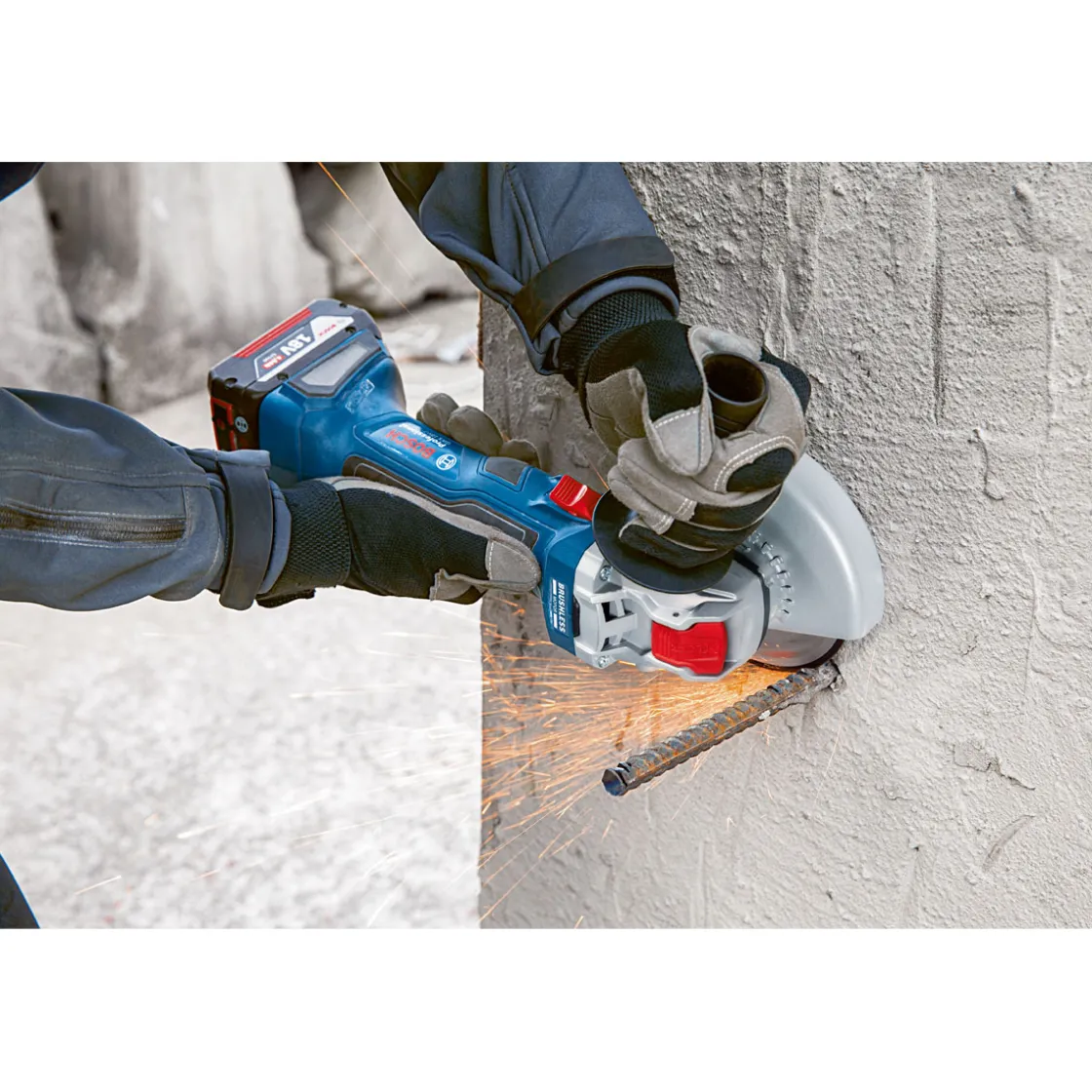 Akku-Winkelschleifer GWX 18V-7 X-LOCK ^ Bosch Professional