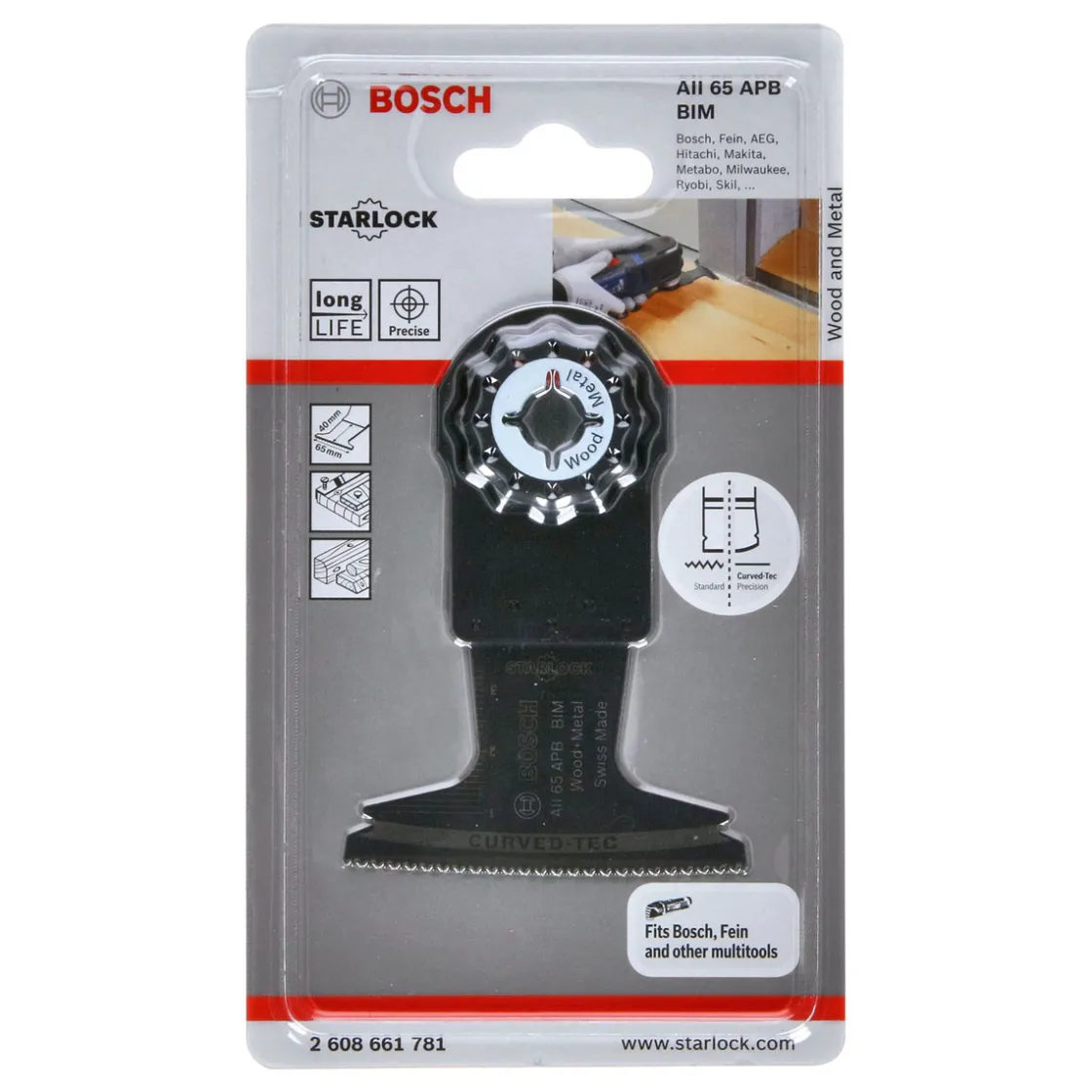 BIM Tauchsägeblatt AII 65 APB Wood and Metal 40 x 65 mm ^ Bosch Professional Clearance