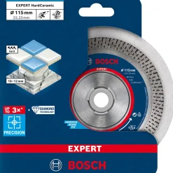 Expert HardCeramic Diamanttrennscheiben 115 x 22,23 x 1,4 x 10 mm ^ Bosch Professional Online