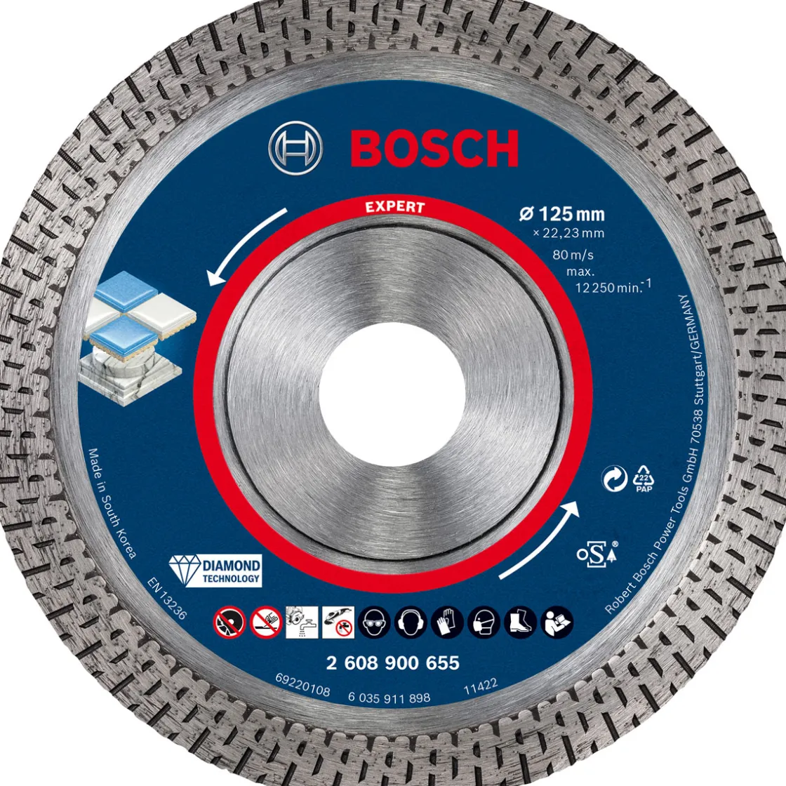Expert HardCeramic Diamanttrennscheiben 125 x 22,23 x 1,4 x 10 mm ^ Bosch Professional Discount