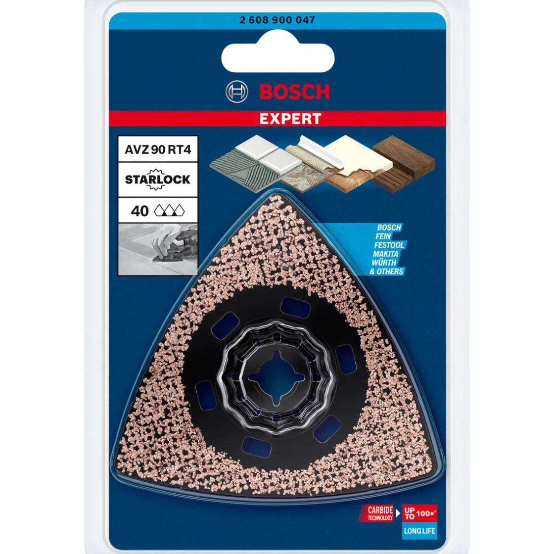 Expert Sanding Plate AVZ 90 RT4 Blatt für Multifunktionswerkzeuge 90 mm ^ Bosch Professional