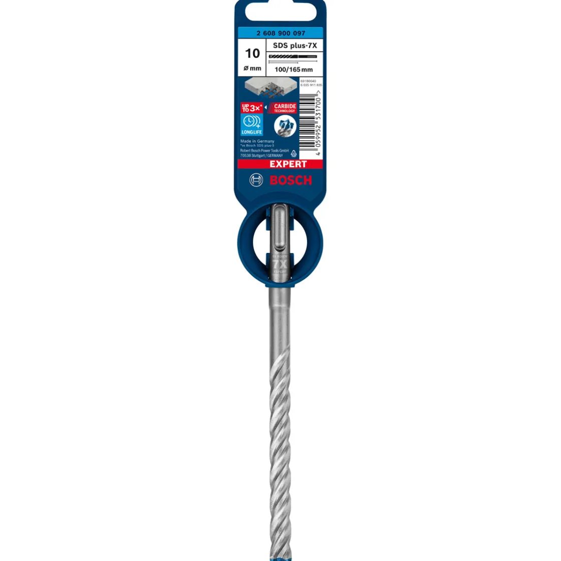 Expert SDS plus-7X Hammerbohrer 10 x 100 x 165 mm ^ Bosch Professional Online