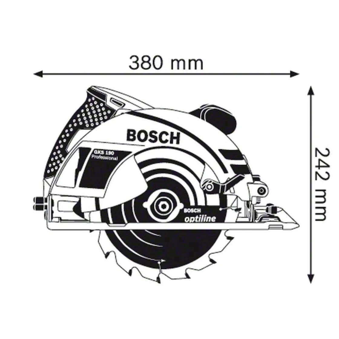 Handkreissäge GKS 190 Professional ^ Bosch Professional Online
