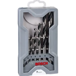 HSS-Spiralbohrer-Set PointTeQ 7- teilig Mini-X-Line 2–8 mm ^ Bosch Professional