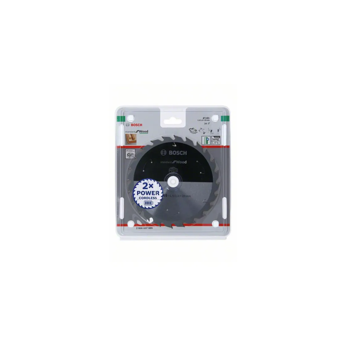 Kreissägeblatt ST WO H 165 x 20 mm ^ Bosch Professional New