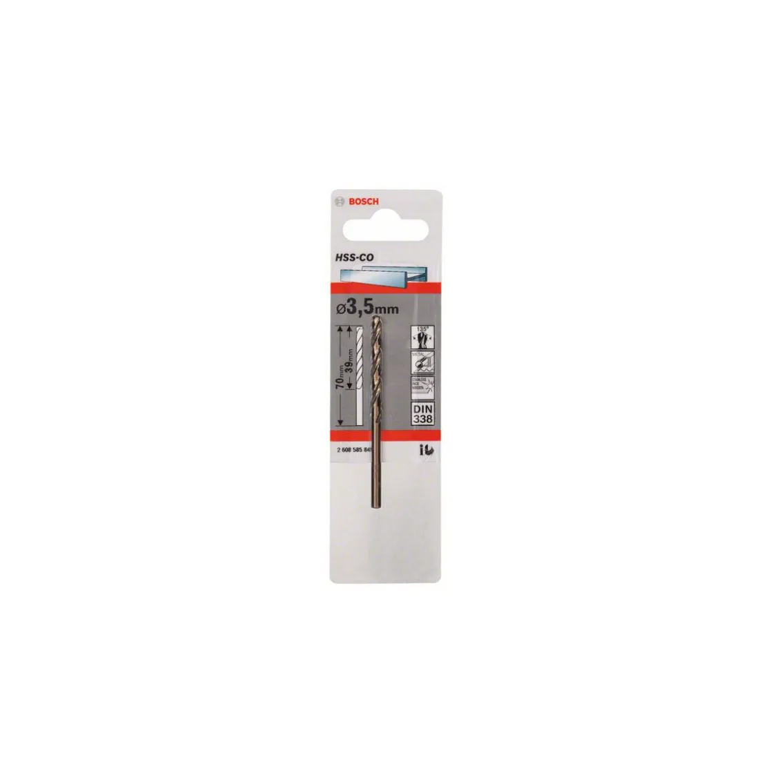 Metallbohrer HSS-Co 4,5 x 47 x 80 mm ^ Bosch Professional Discount