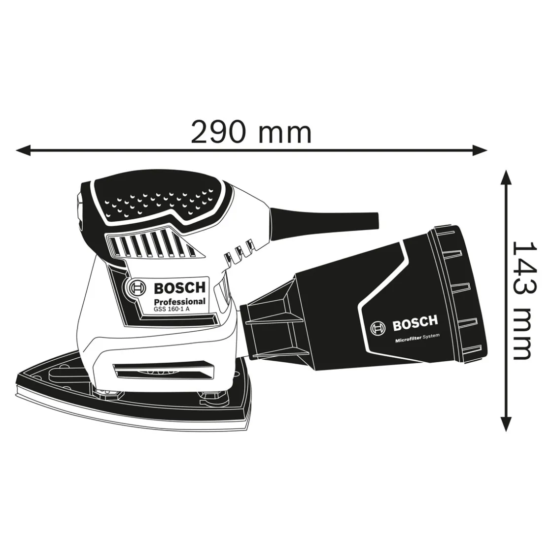 Schwingschleifer GSS 160-1 A Multi ^ Bosch Professional Online