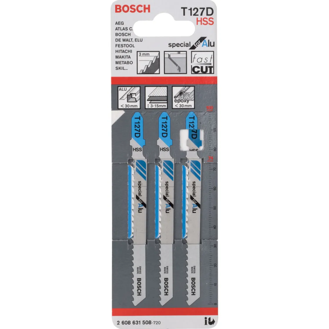 Stichsägeblatt T 127 D Special for Alu ^ Bosch Professional Online