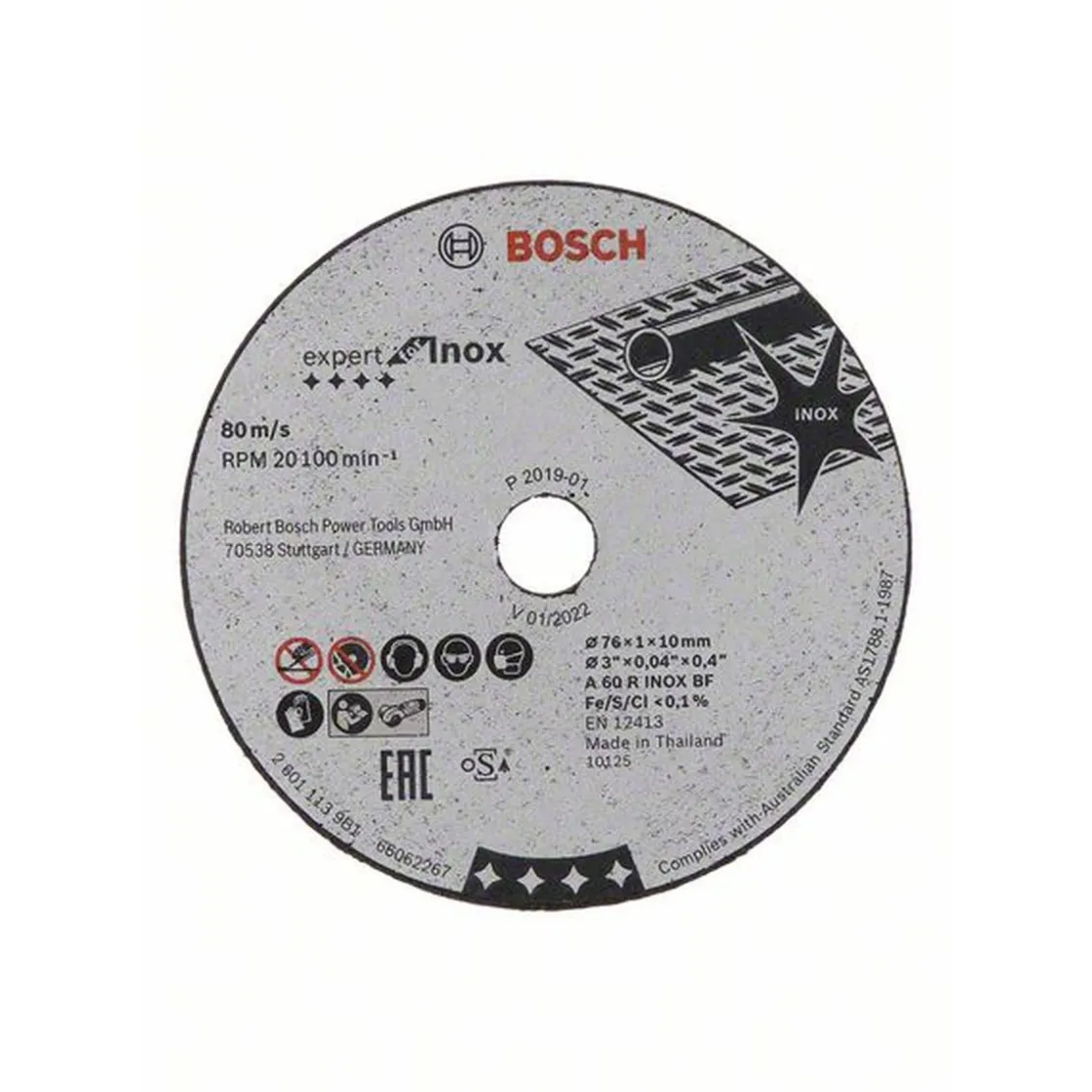 Trennscheibe Experst for Inox 5 Stück ^ Bosch Professional Online