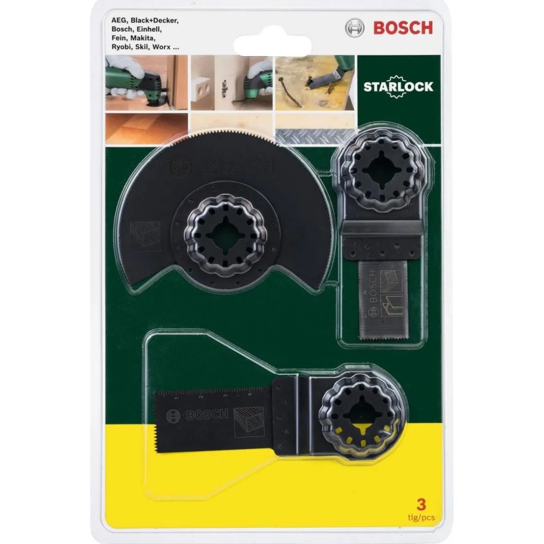 Prom Multischneider OMT Zubehör-Set 3- teilig für Holz ^ Bosch Discount