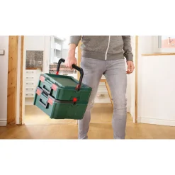Werkzeugkoffer SystemBox grün Größe M ^ Bosch Outlet