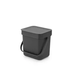 Brabantia Abfalleimer Sort & Go 18,8 x 18,1 x 13,9 cm grau ^ Outlet