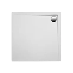 Brausetasse Maui Q 90x90x2,5cmweiss ^ Ottofond New
