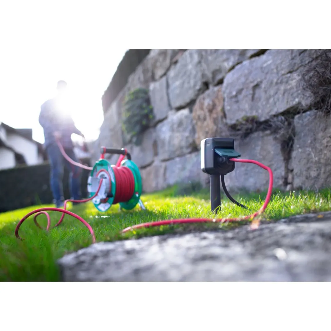 Gartenkabeltrommel Garant G 38m grün ^ Brennenstuhl Online