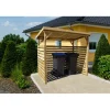 Brennholzlager 663 B, Groesse 1 260x130cm ^ Weka Hot