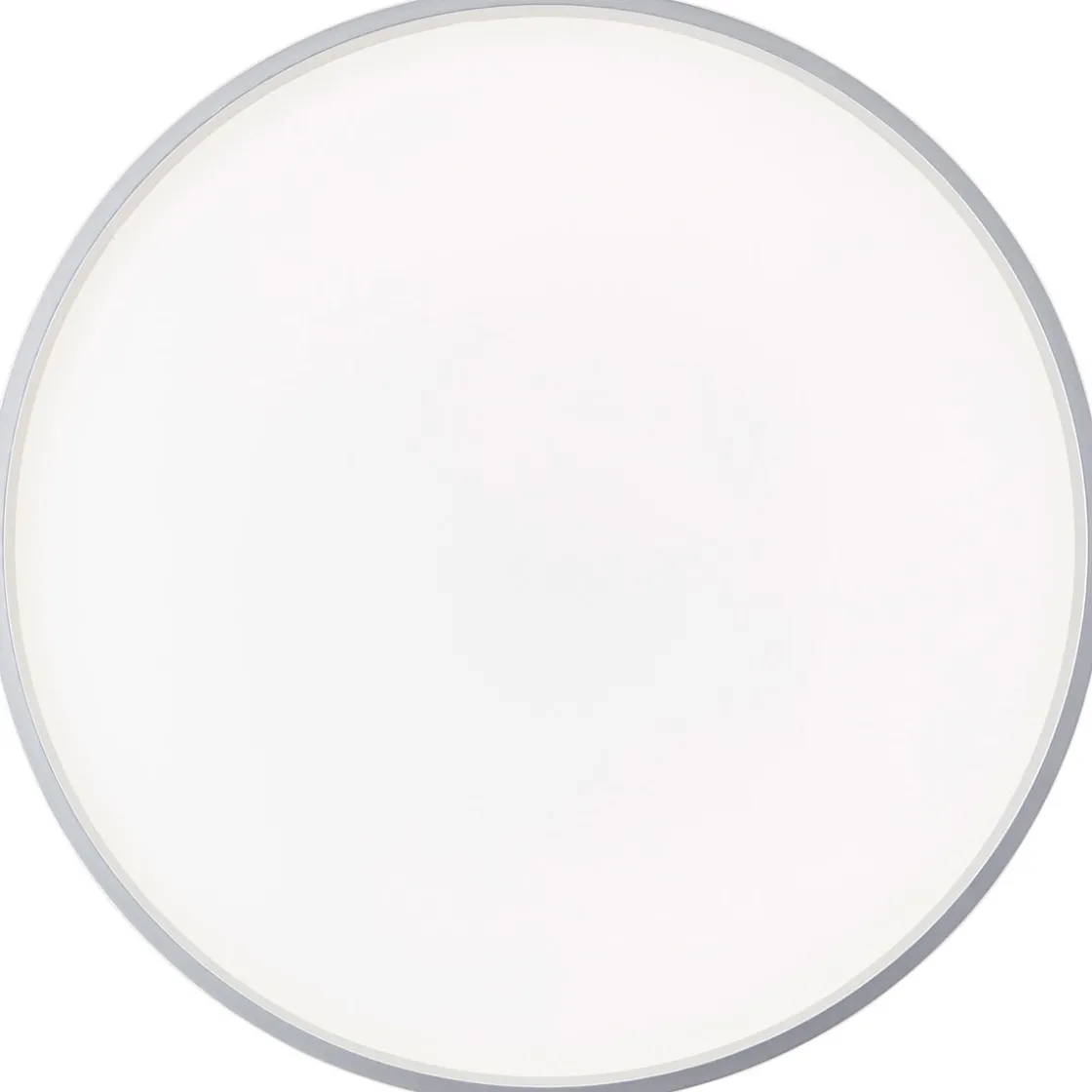 Deckenleuchte Britt 33cm silber/weiß 22W 2300lm stufenlos dimmbar ^ Brilliant Online