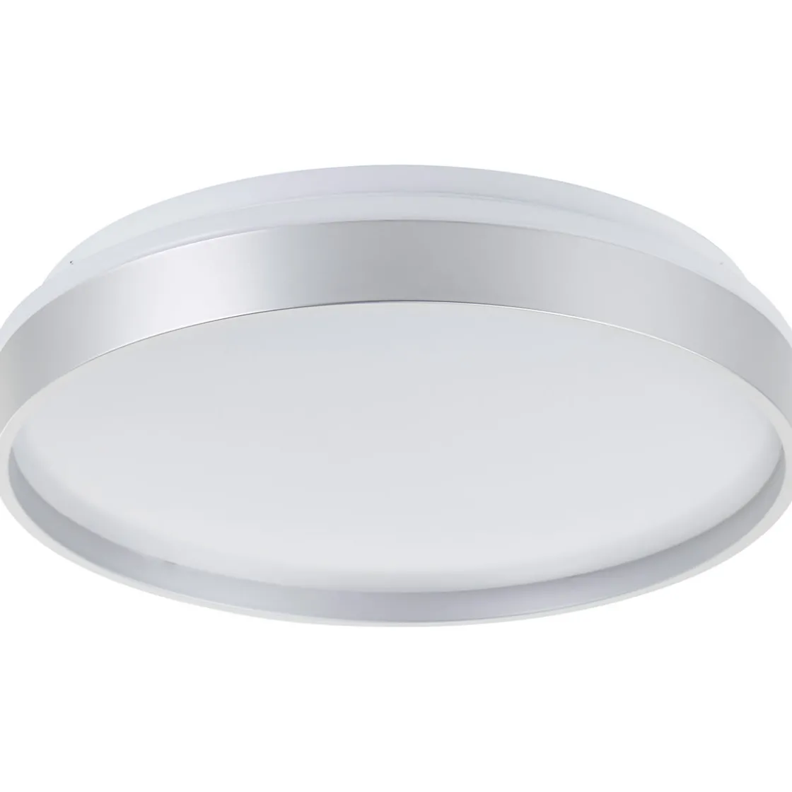 Deckenleuchte Britt 33cm silber/weiß 22W 2300lm stufenlos dimmbar ^ Brilliant Online
