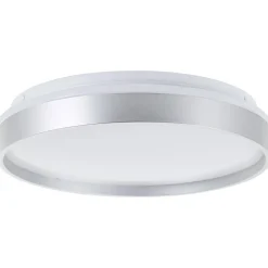 Deckenleuchte Britt 33cm silber/weiß 22W 2300lm stufenlos dimmbar ^ Brilliant Online