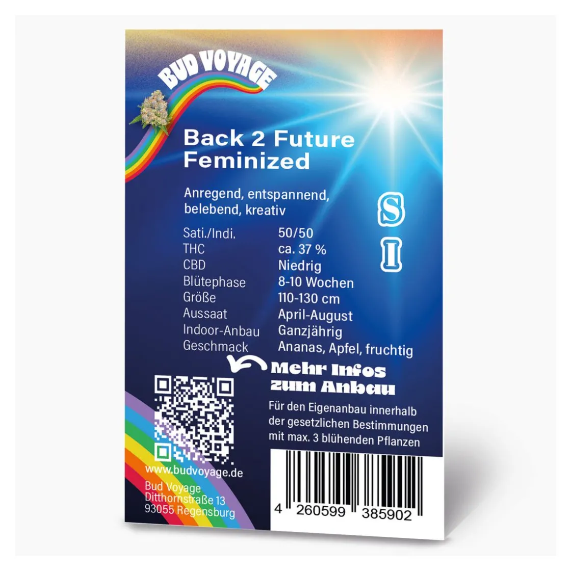 Hanfsamen Back 2 Future Feminisiert ^ Bud Voyage New