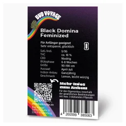 Hanfsamen Black Domina Feminisiert ^ Bud Voyage Clearance