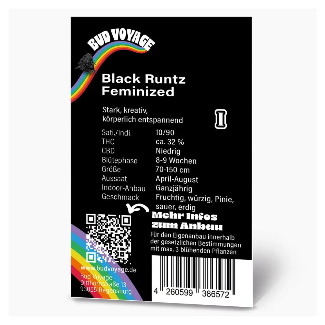 Hanfsamen Black Runtz Feminisiert ^ Bud Voyage Outlet