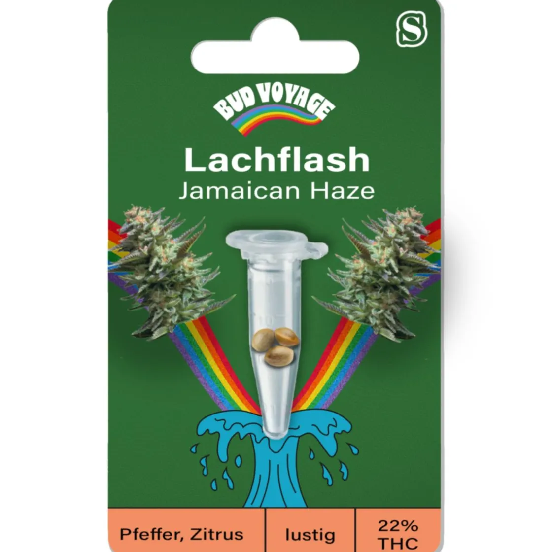 Hanfsamen Lachflash - Jamaican Haze ^ Bud Voyage Hot