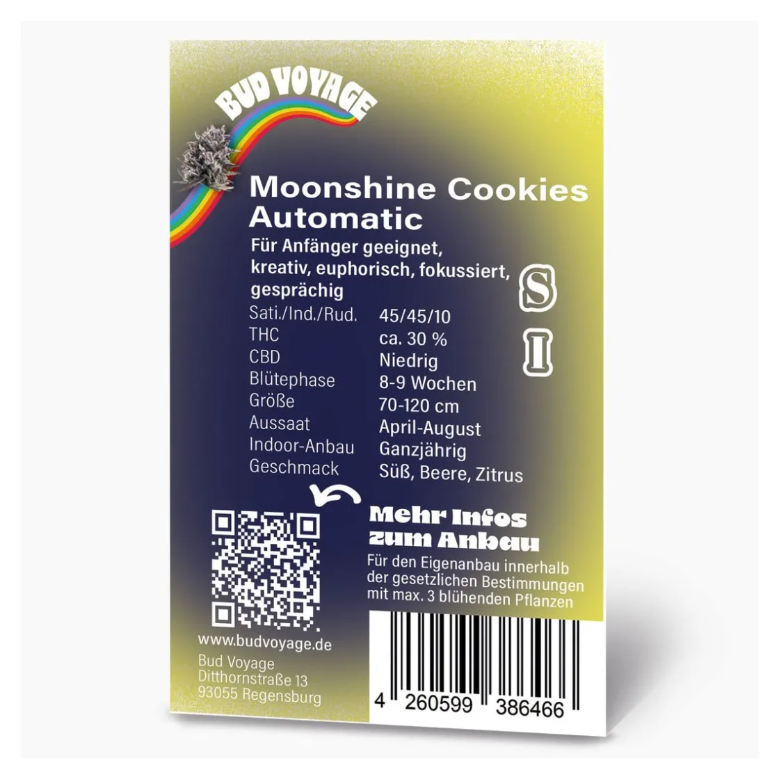 Hanfsamen Moonshine Cookies Auto ^ Bud Voyage