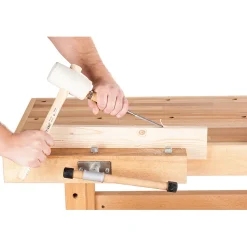 Hobelbank 140 x 50 x 83 cm natur ^ Burgmann Clearance