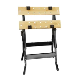 Werk- und Spanntisch 60,5 x 76 x 63 cm schwarz ^ Burgmann