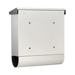 Briefkasten Inoxstar 4710 mit Zeitungsfach silber ^ Burg Wächter