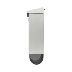 Briefkasten Inoxstar 4710 mit Zeitungsfach silber ^ Burg Wächter