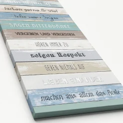 Canvas-Art Familienregeln 30 x 80 cm ^ Pro-Art
