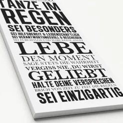 Canvas-Art Sei Glücklich 30 x 80 cm ^ Pro-Art Discount