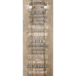 Canvas-Art Spruch 30 x 80 cm ^ Pro-Art New